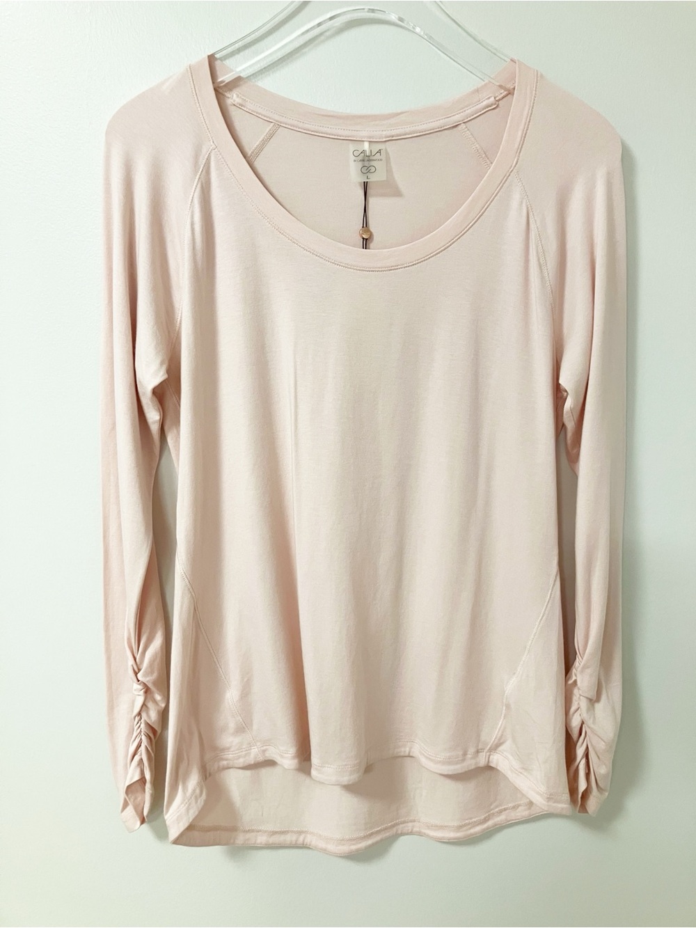 Calia | Pink Body Breeze Long Sleeve Top L Athletic Gym Minimalist Workout